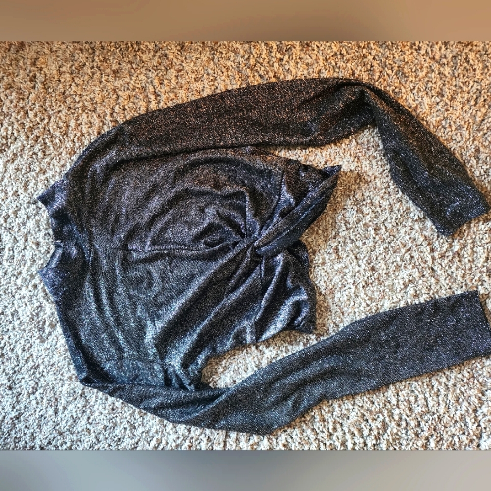 Sparkly cropped top